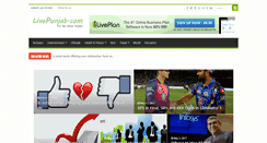 Desktop Screenshot of livepunjab.com